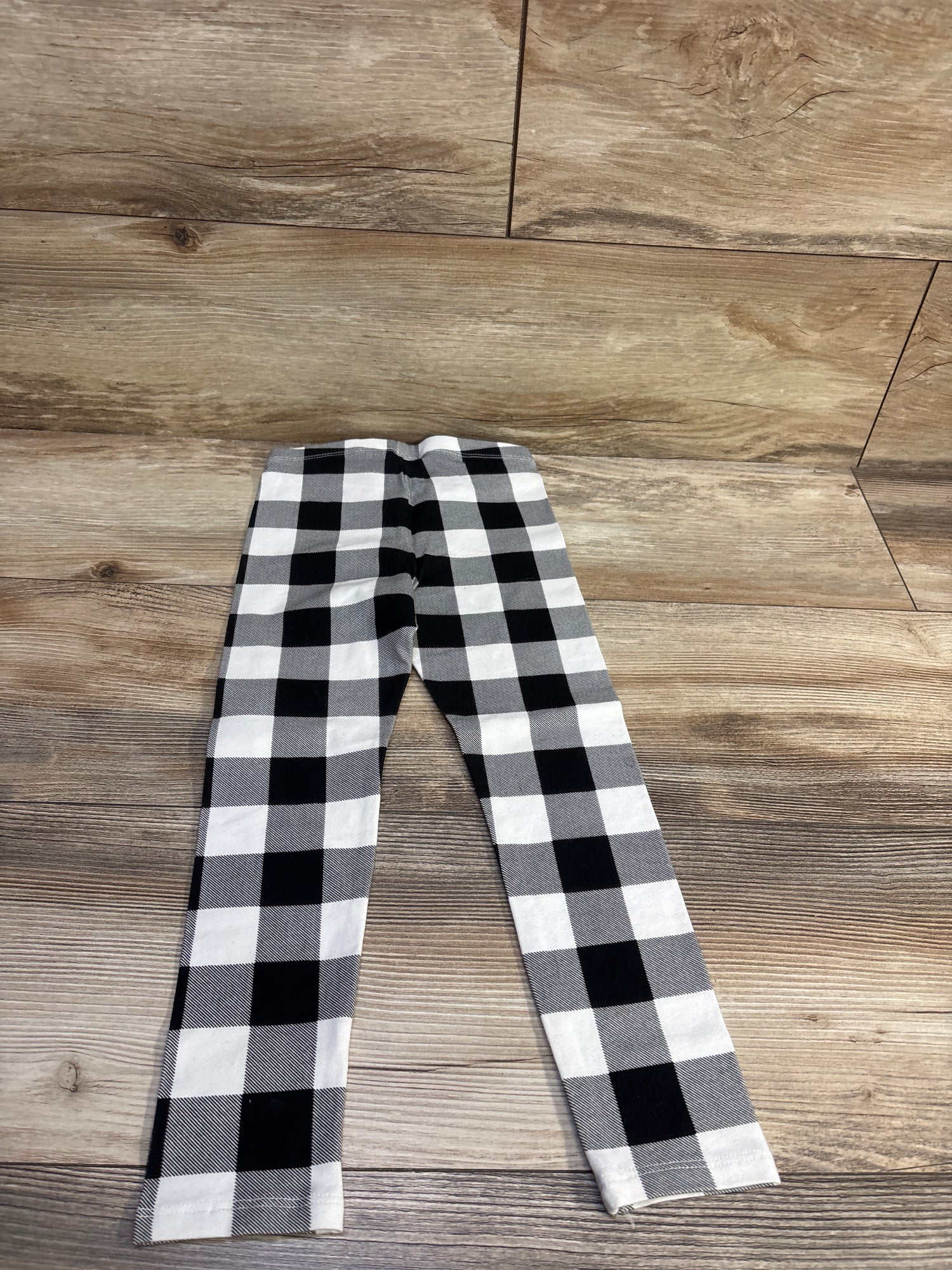 NEW Cat & Jack Checkered Leggings White sz 4T