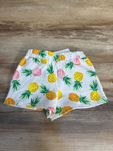 NEW Janie & Jack Pineapple French Terry Shorts White sz 4T