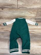 Carter's Raglan Varsity Coverall White sz 9m