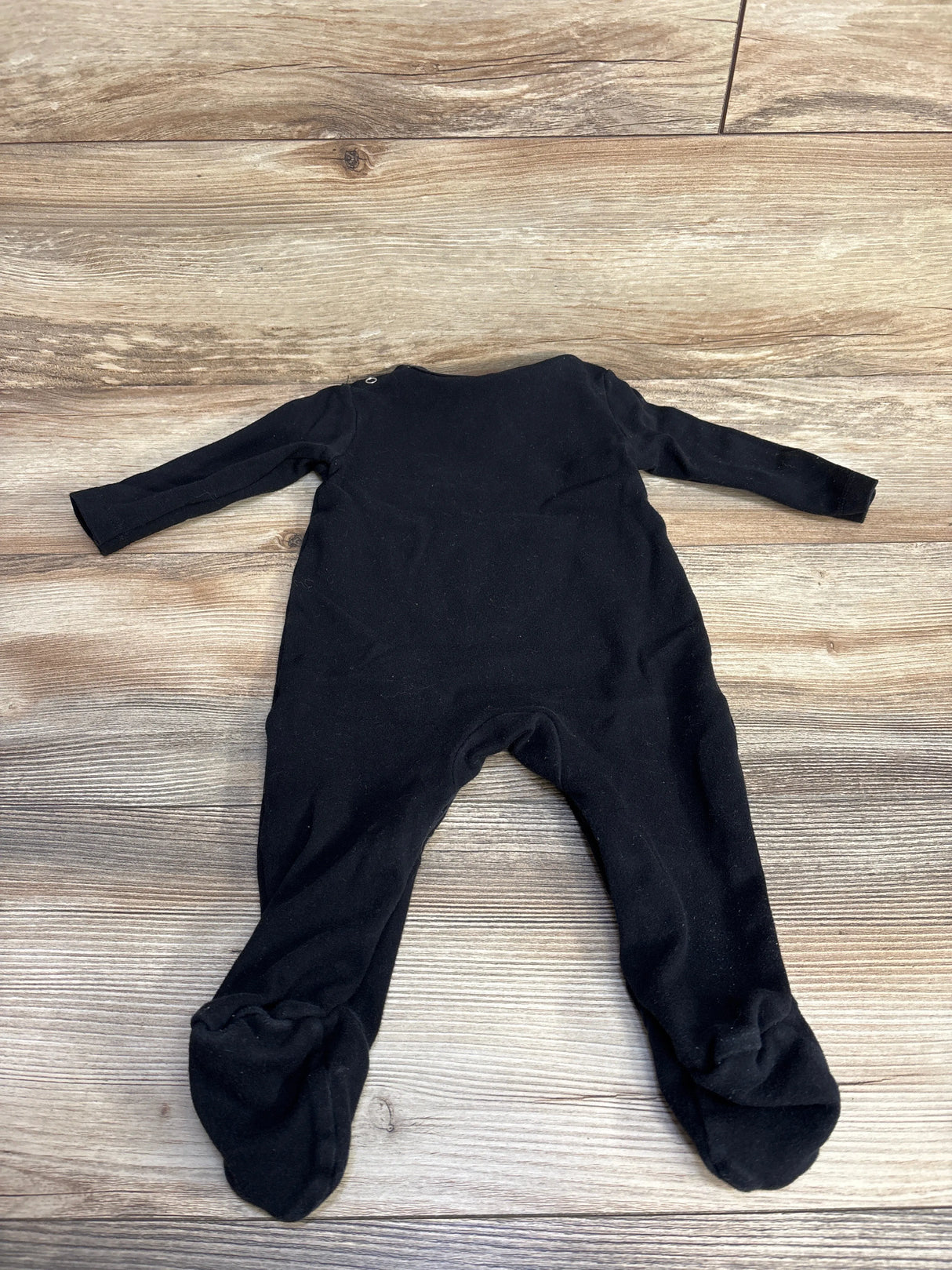 Skeleton Footed Coverall Black sz 6-9m - Me n Mommy To Be