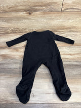 Skeleton Footed Coverall Black sz 6-9m - Me n Mommy To Be