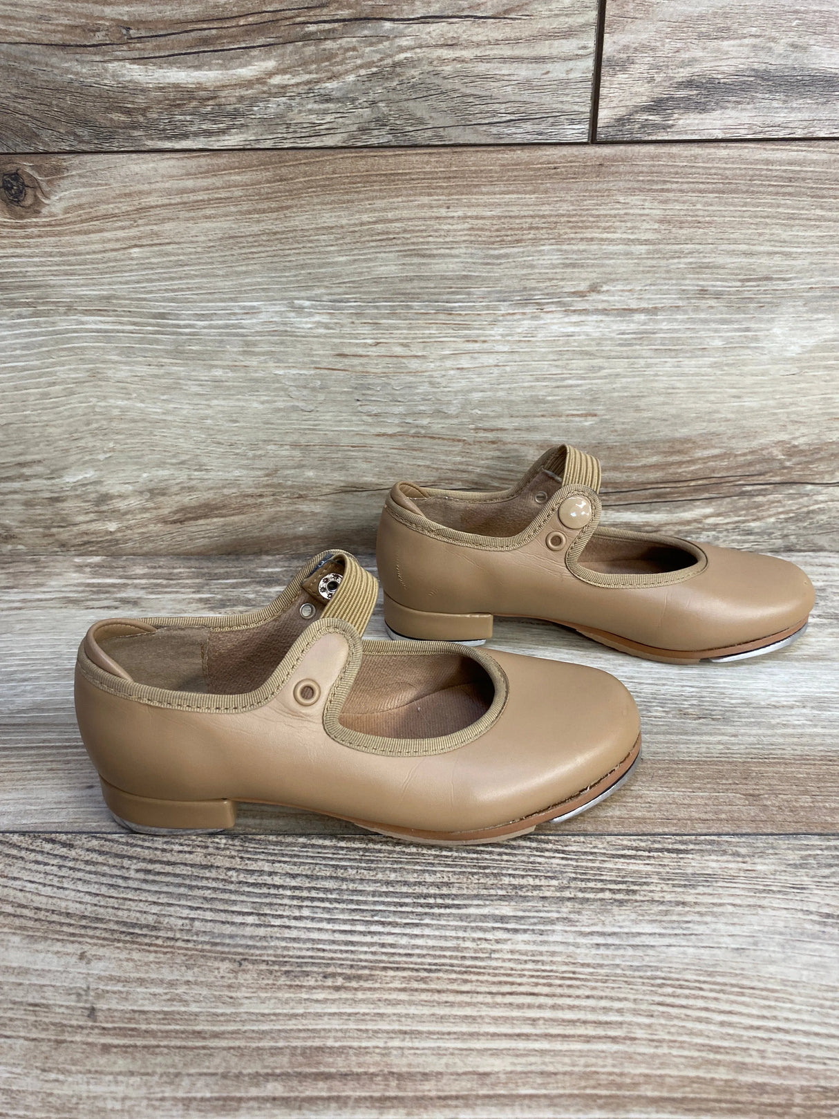 Bloch Annie Tyette Tap Shoes Tan sz 10c - Me n Mommy To Be