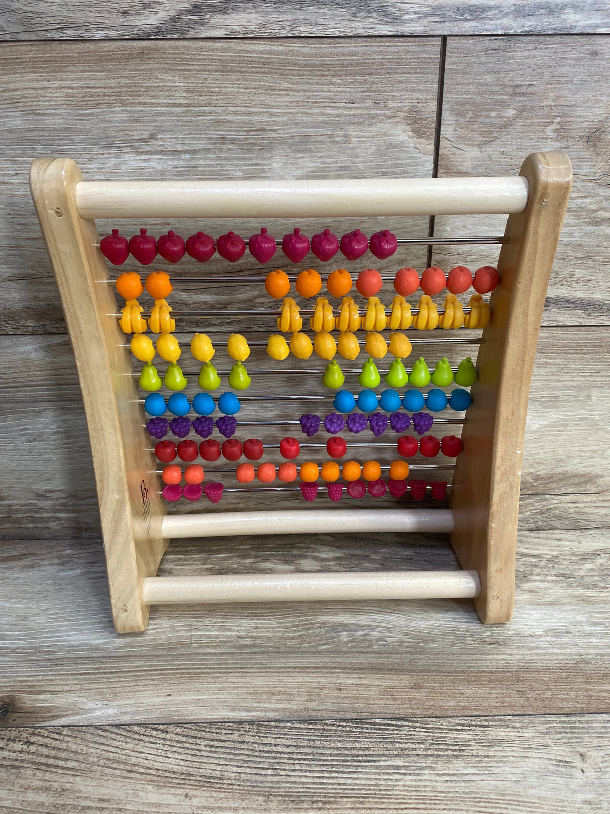 B. Toys Classic Two-ty Fruity! Wooden Abacus