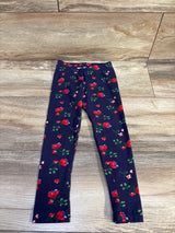 Janie & Jack Floral Leggings Navy sz 4T