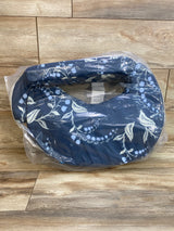 NEW My Brest Friend Original Nursing Pillow Navy Bluebells