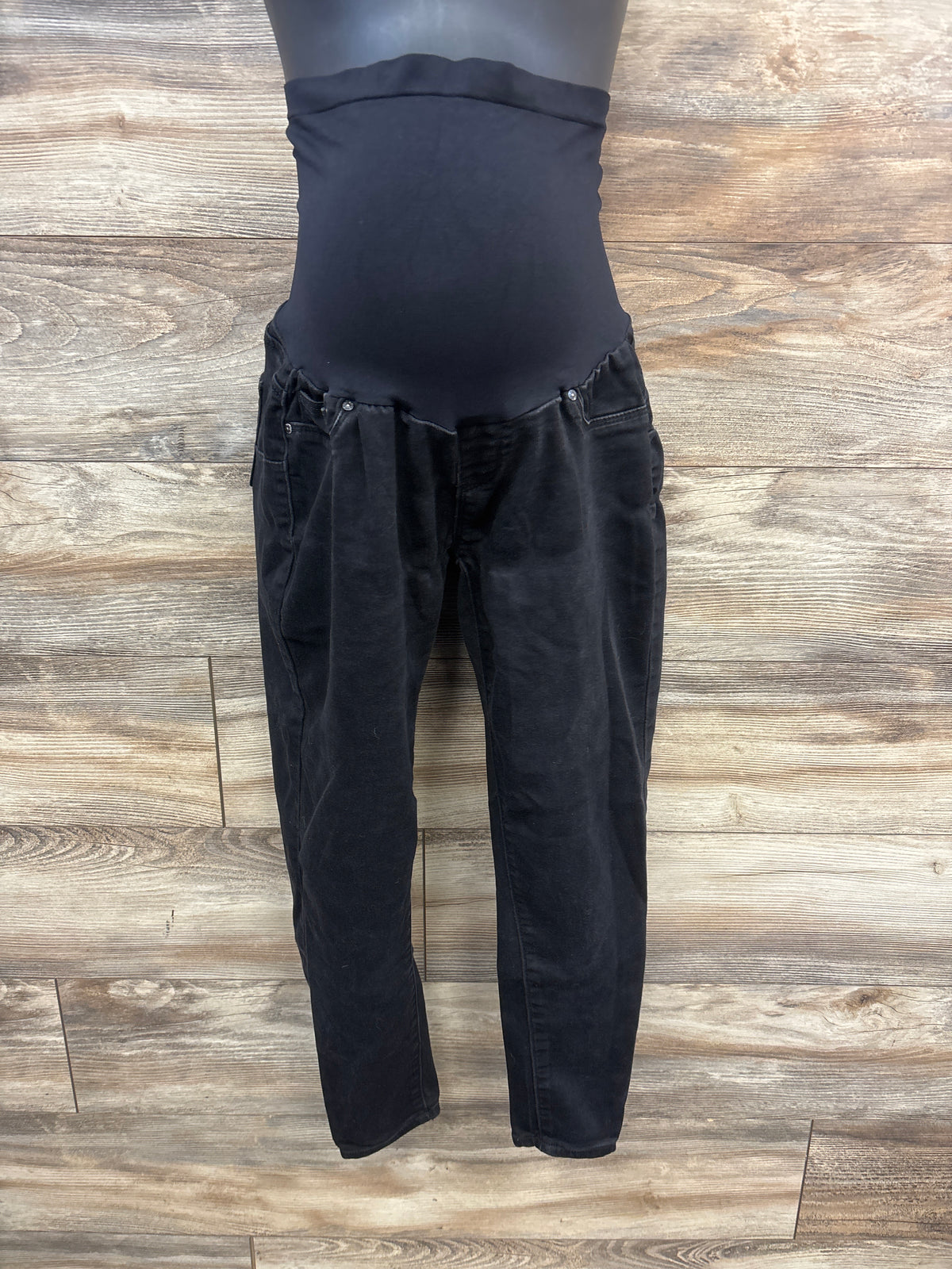 Bella Vida Maternity Full Panel Stretchy Jeans Black sz XL