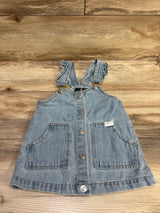 7 For All Mankind Button-Front Denim Skirtall Blue sz 24m