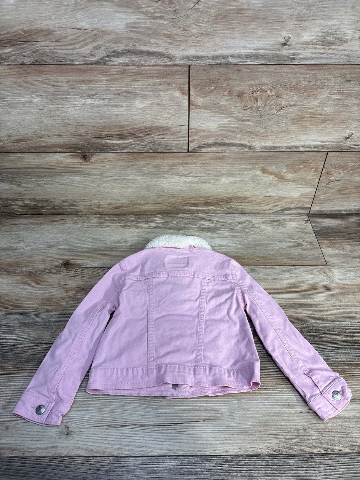 Levi Sherpa Lined Denim Jacket Pink sz 3T