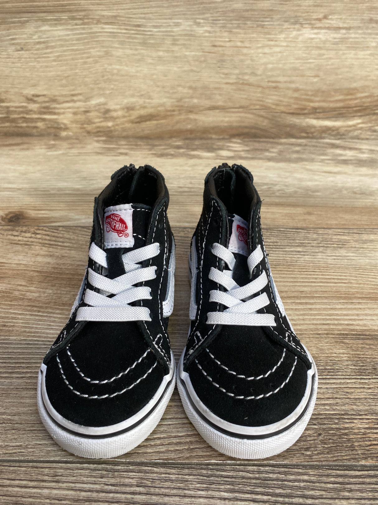 Vans Sk8-Hi Zip Shoes, Black sz 6c