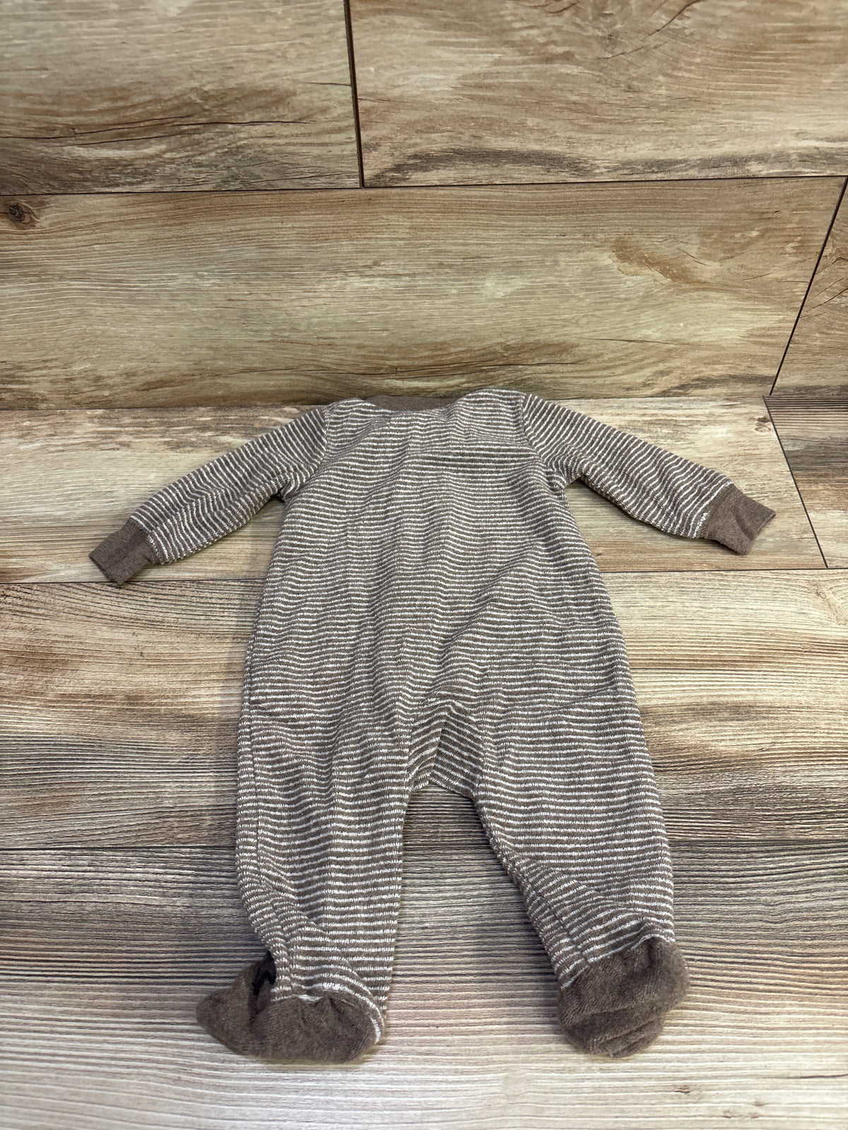 Carter's Terry Cloth Sleeper Brown sz 3m