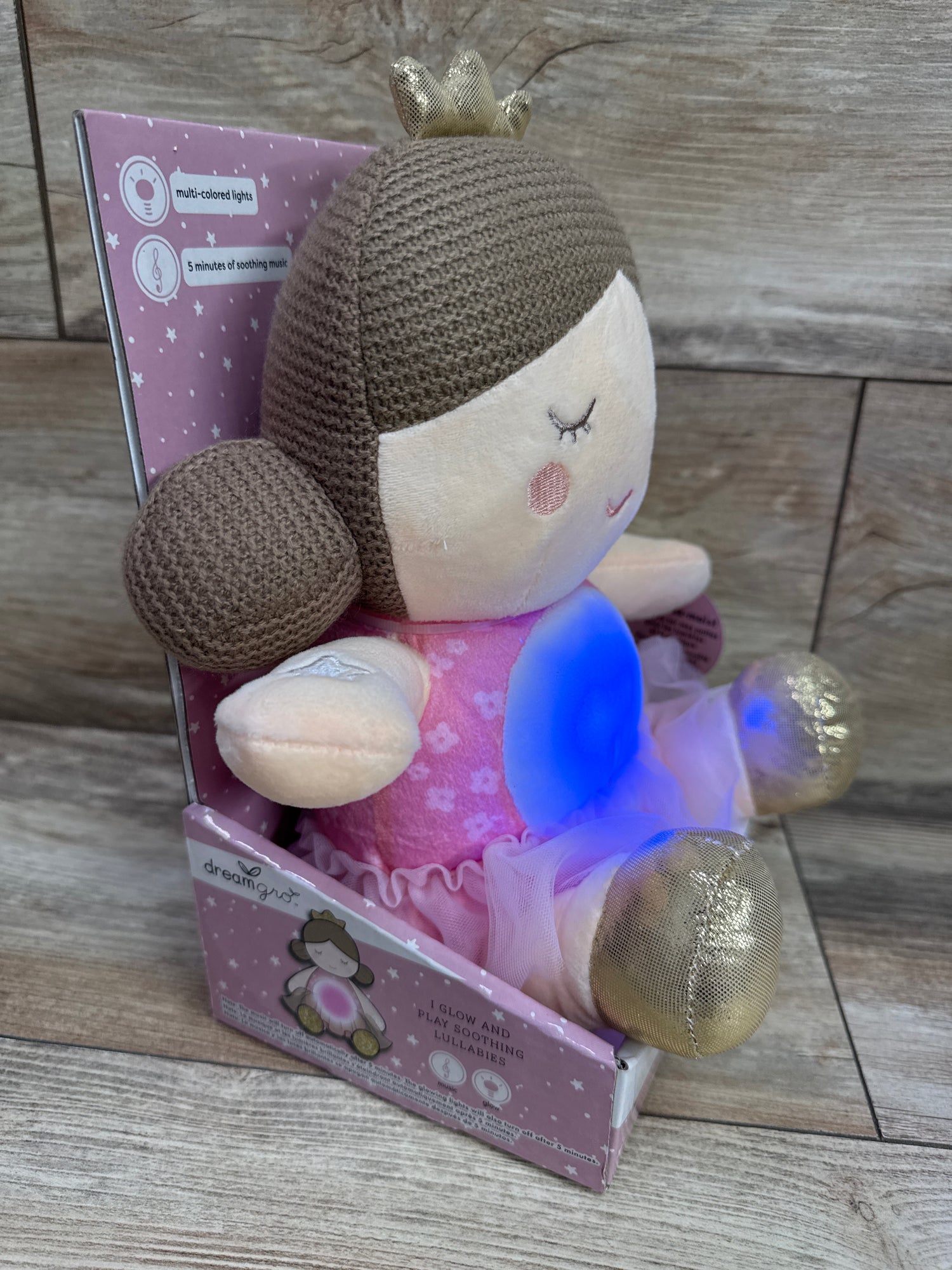 NEW DreamGro Light & Lullaby Soother - Princess