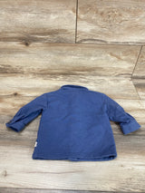 Easy-Peasy Collared Jacket Blue sz 6-9m