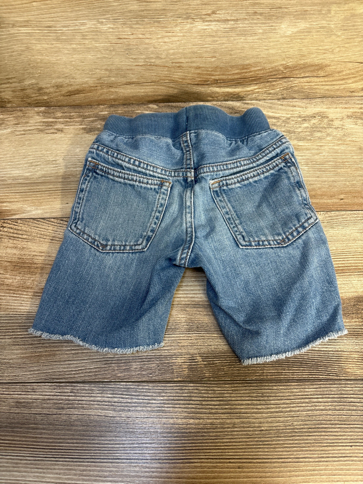 Baby Gap Raw Hem Denim Pull On Shorts Blue sz 4T