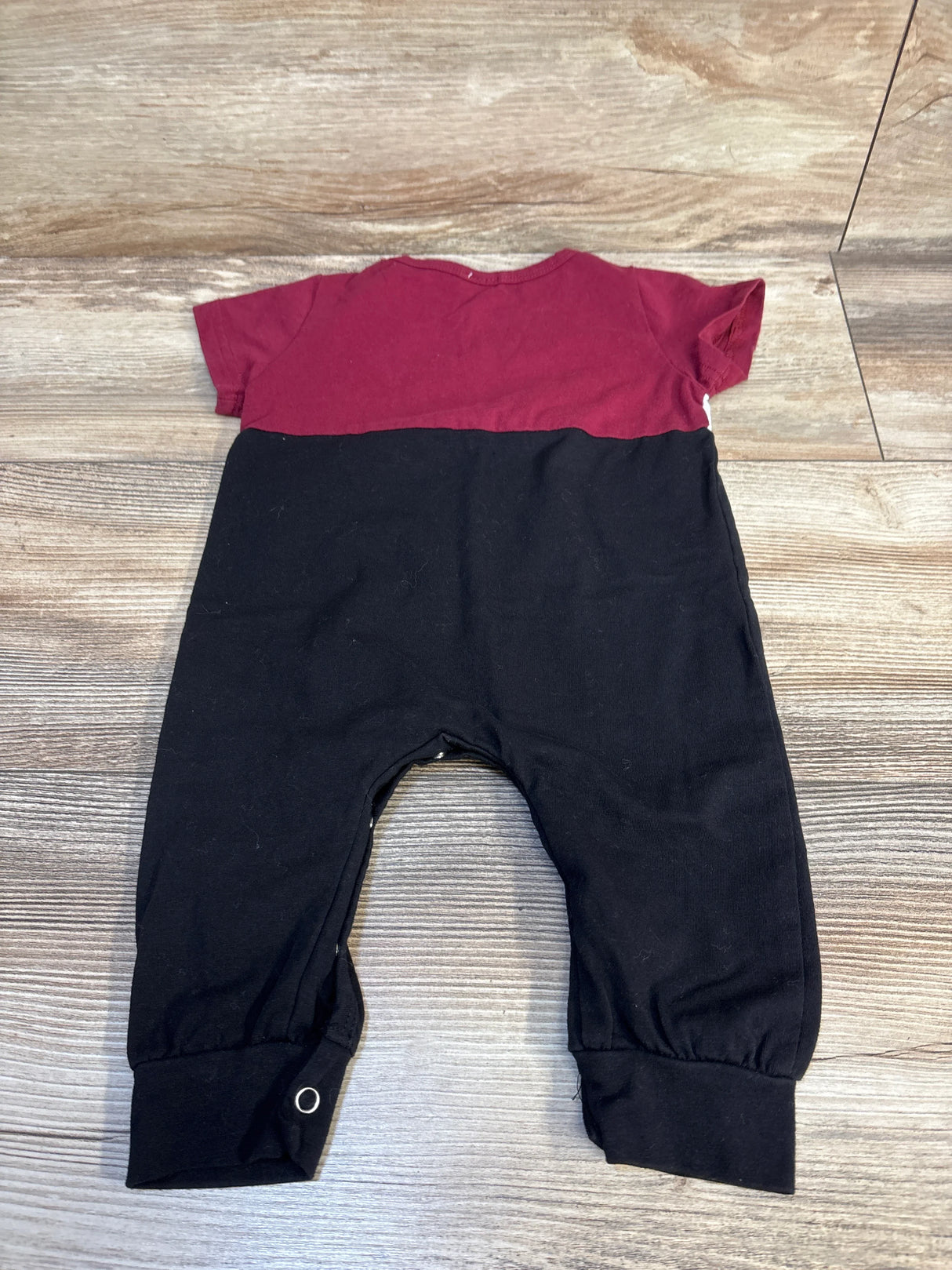 Color Block Sleeveless Coverall Red sz 3-6m