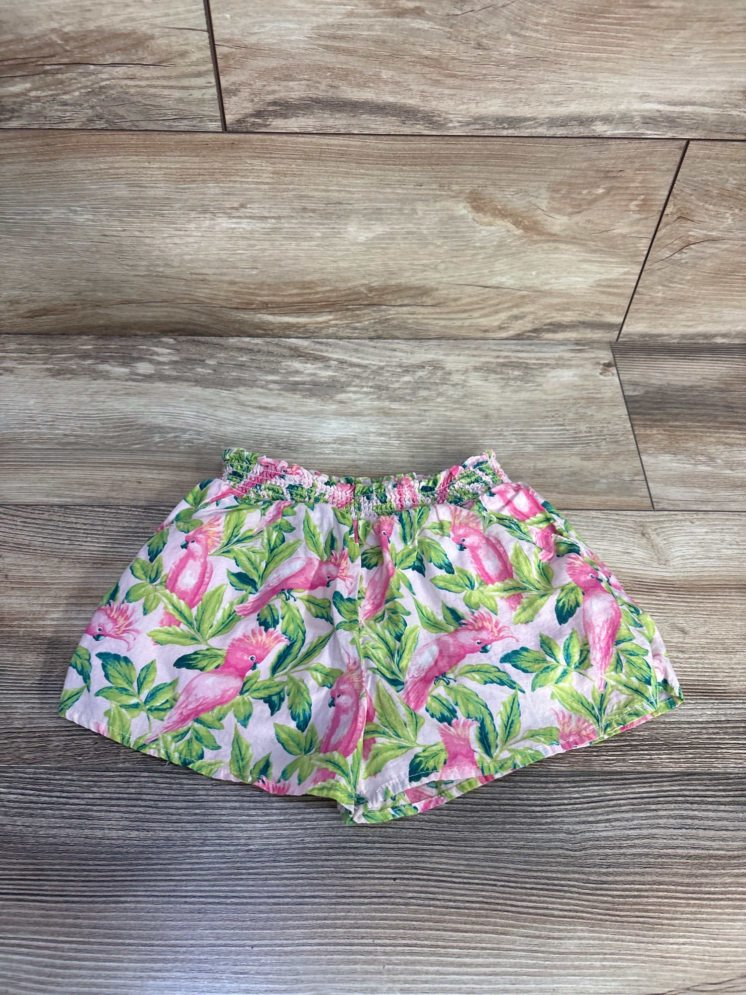 Janie & Jack Bird Print Shorts Pink sz 3T