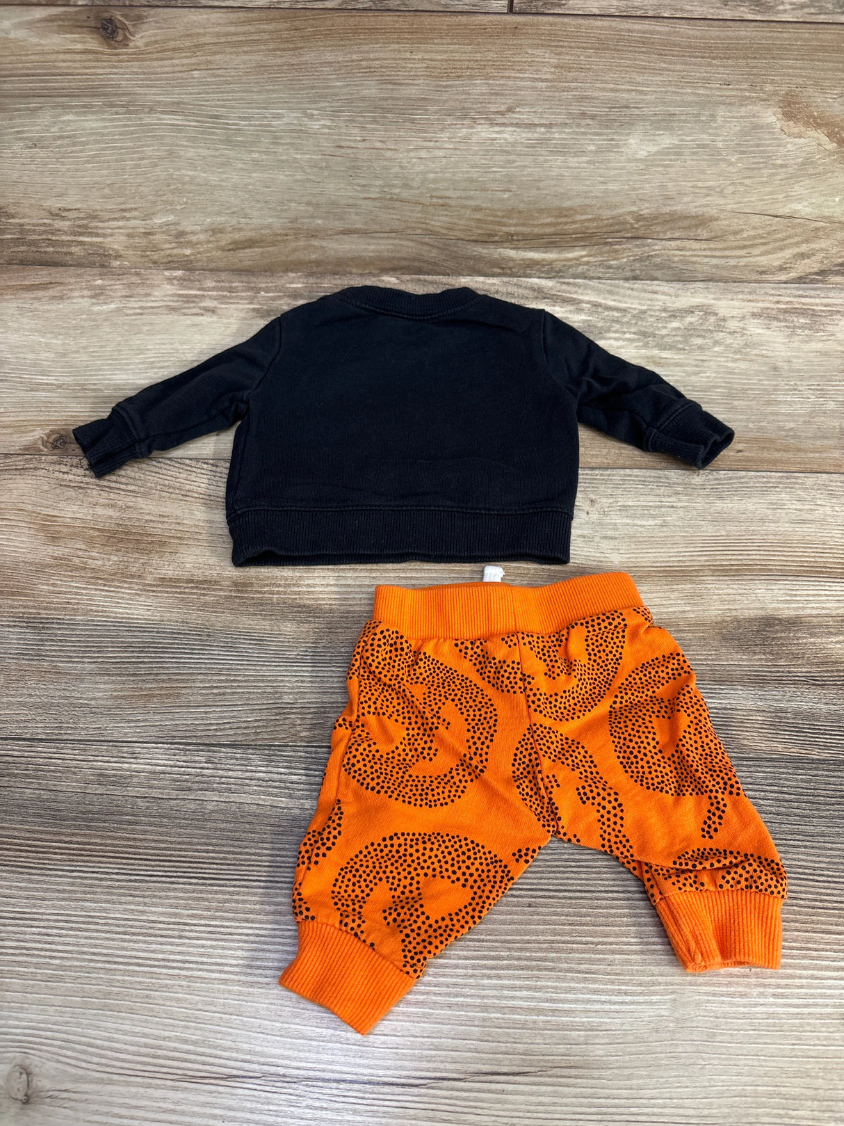 Carter's 2pc Cutest Pumpkin In The Patch Sweatshirt & Bottoms Set Black sz Newborn