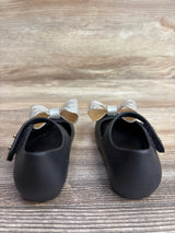 Mini Melissa 'Ultragirl Bow' Jelly Flats Black sz 5c