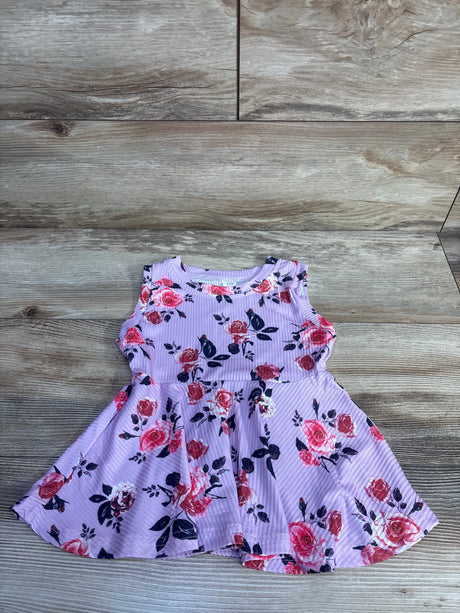 Floral Tank Peplum Top Purple sz 3T - Me n Mommy To Be