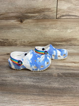 Crocs Classic Clogs Rainbow Cloud Print sz 8c - Me n Mommy To Be
