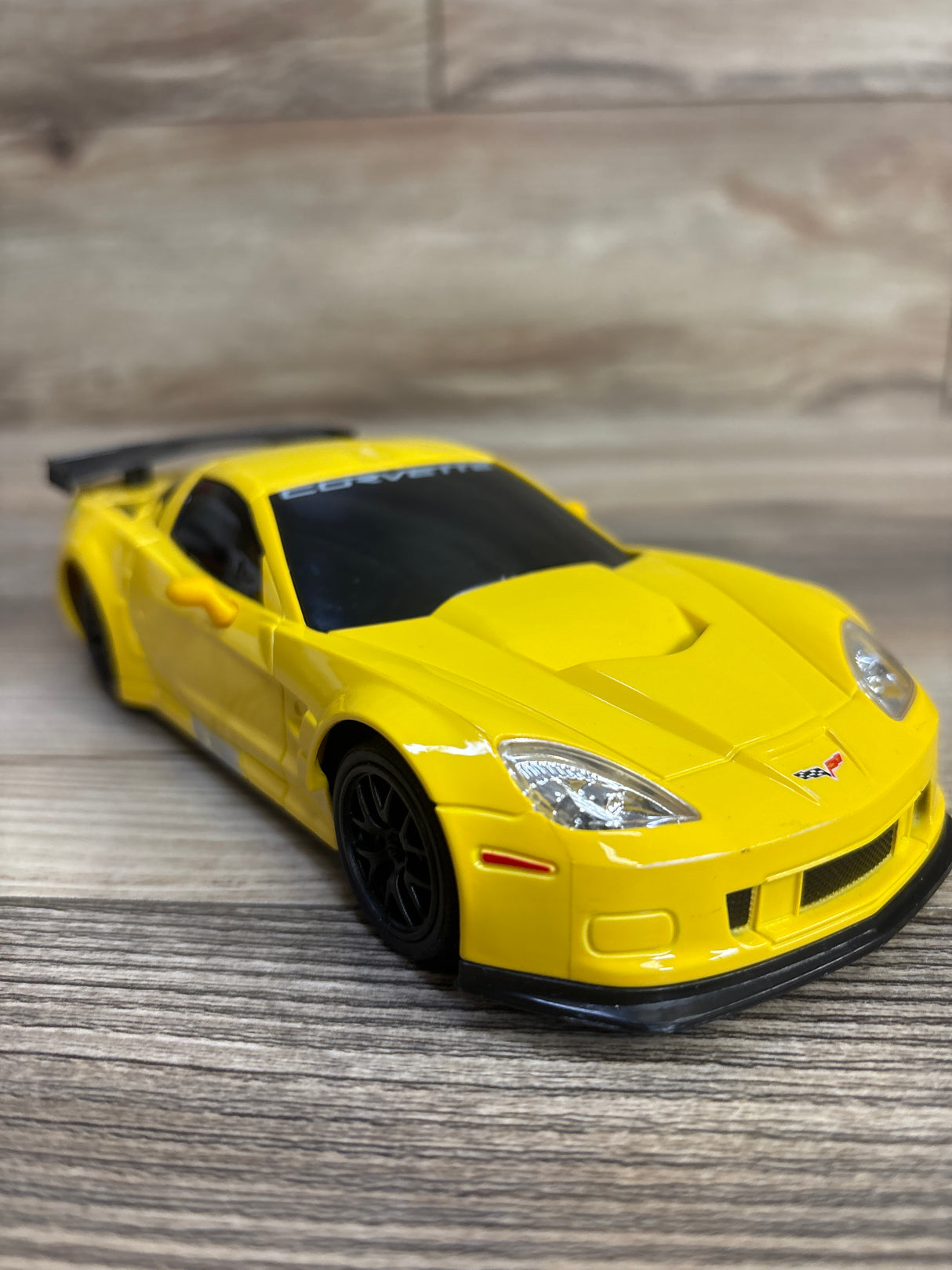 Remote Control 2012 Corvette C6R 1/24 Scale Car, Yellow