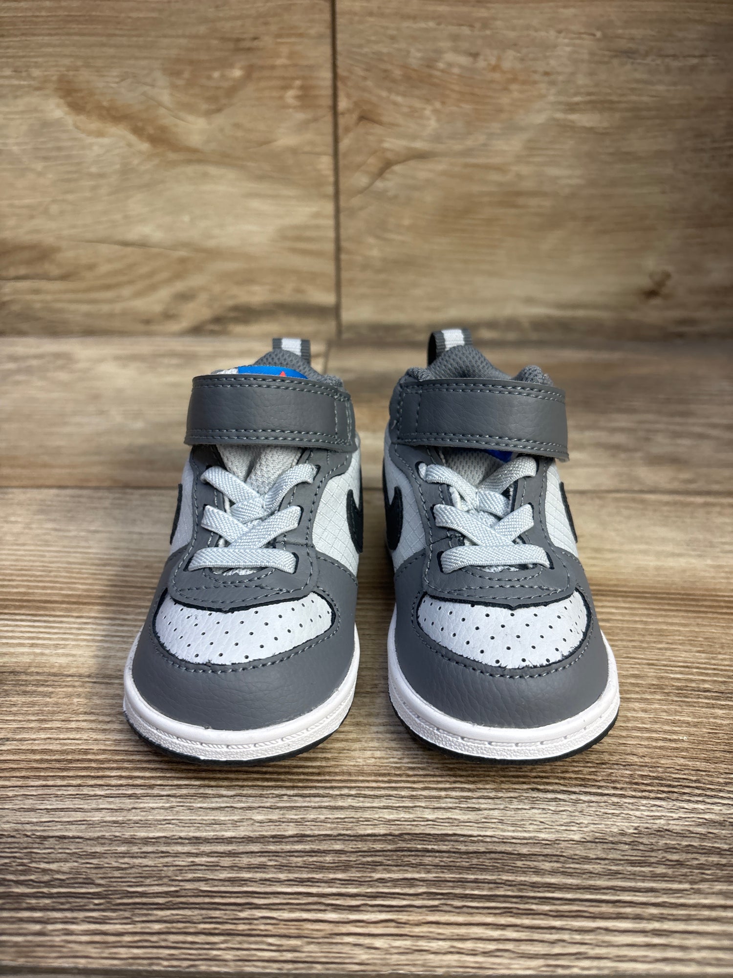 Nike Court Borough Mid TD 'Grey' Sneakers sz 4c