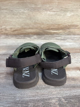 Zara Padded Sandals, Green sz 8c