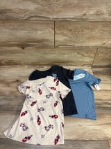 NEW Cat & Jack 3pk Shirts Blue sz 5T