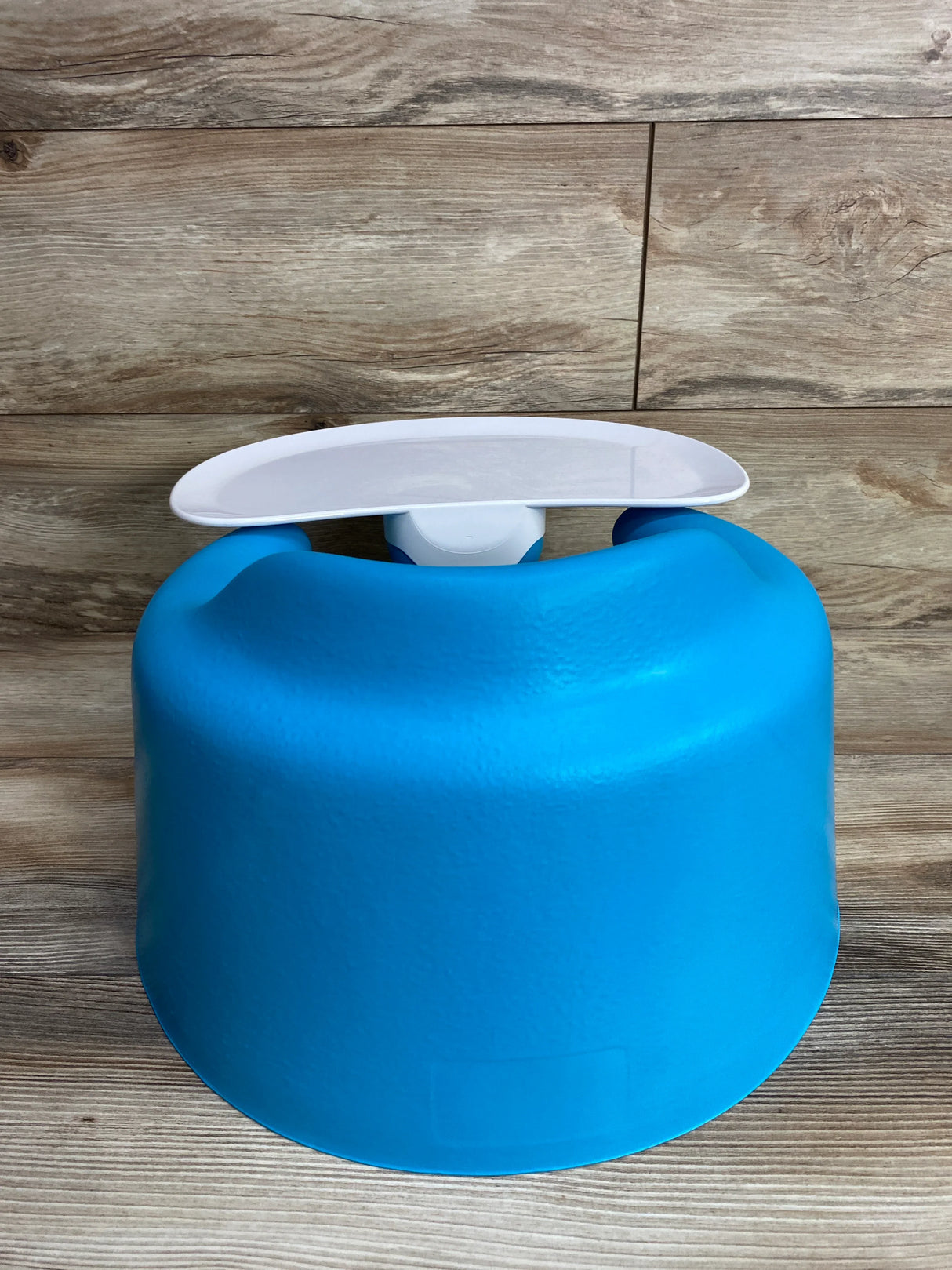 Bumbo Floor Seat w/ Tray & Playtop Safari Suction Tray - Aqua