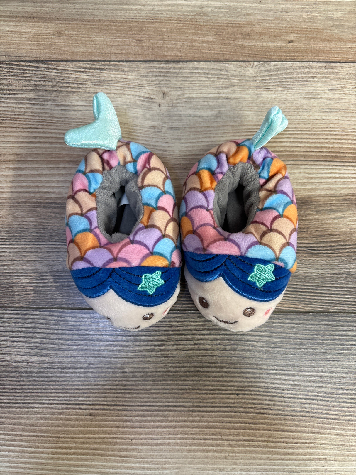 Moon and Stars Baby Mermaid Booties sz 6-18m