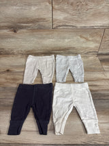 Onesies 4pk Pull-On Pants Grey sz Newborn