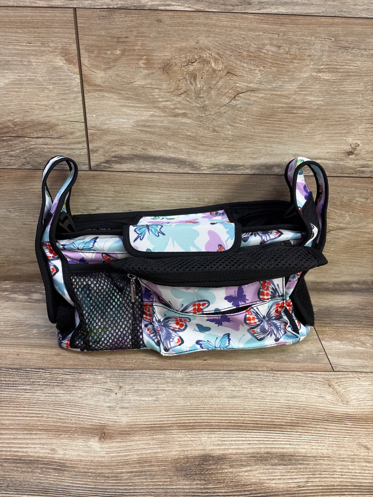 TOPDesign Universal Baby Stroller Organizer Butterfly Print