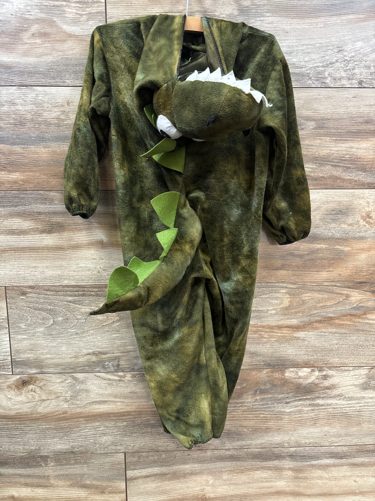 Rubies Dino Hooded Costume Green sz 3-4T