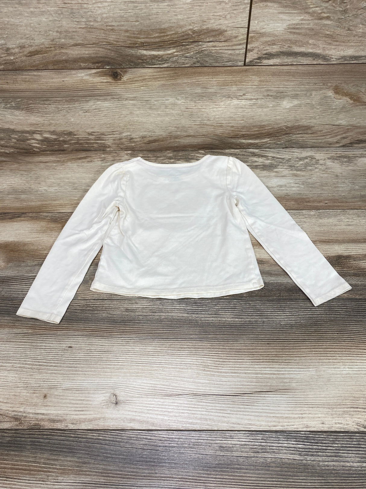 Max Studio Buffalo Heart Shirt Cream sz 3T