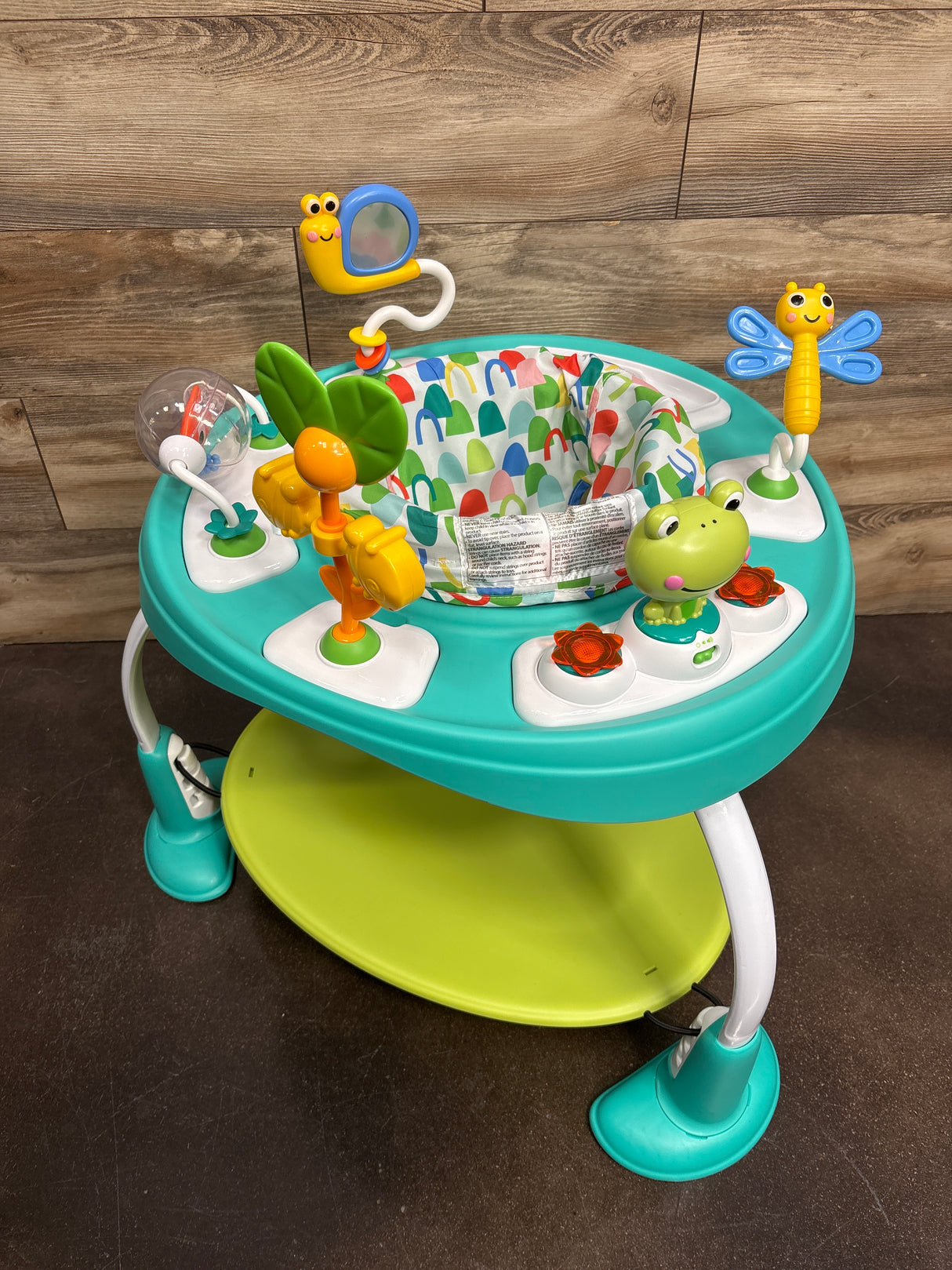 Bright Starts Bounce Bounce 2-in-1 Activity Center, Playful Pond