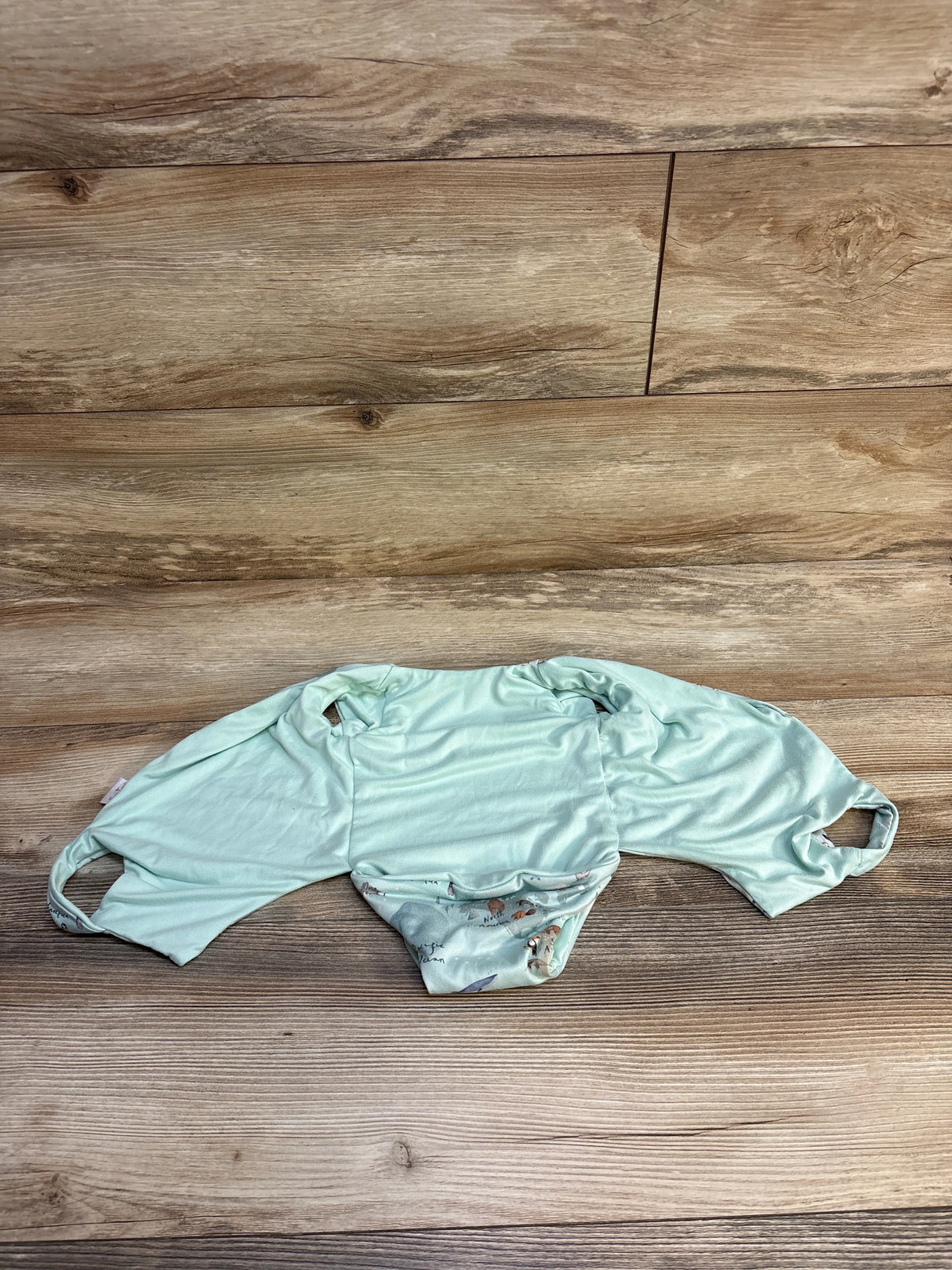 Mama Coco Animal Printed Winged Bodysuit Blue sz Newborn