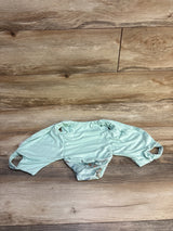 Mama Coco Animal Printed Winged Bodysuit Blue sz Newborn
