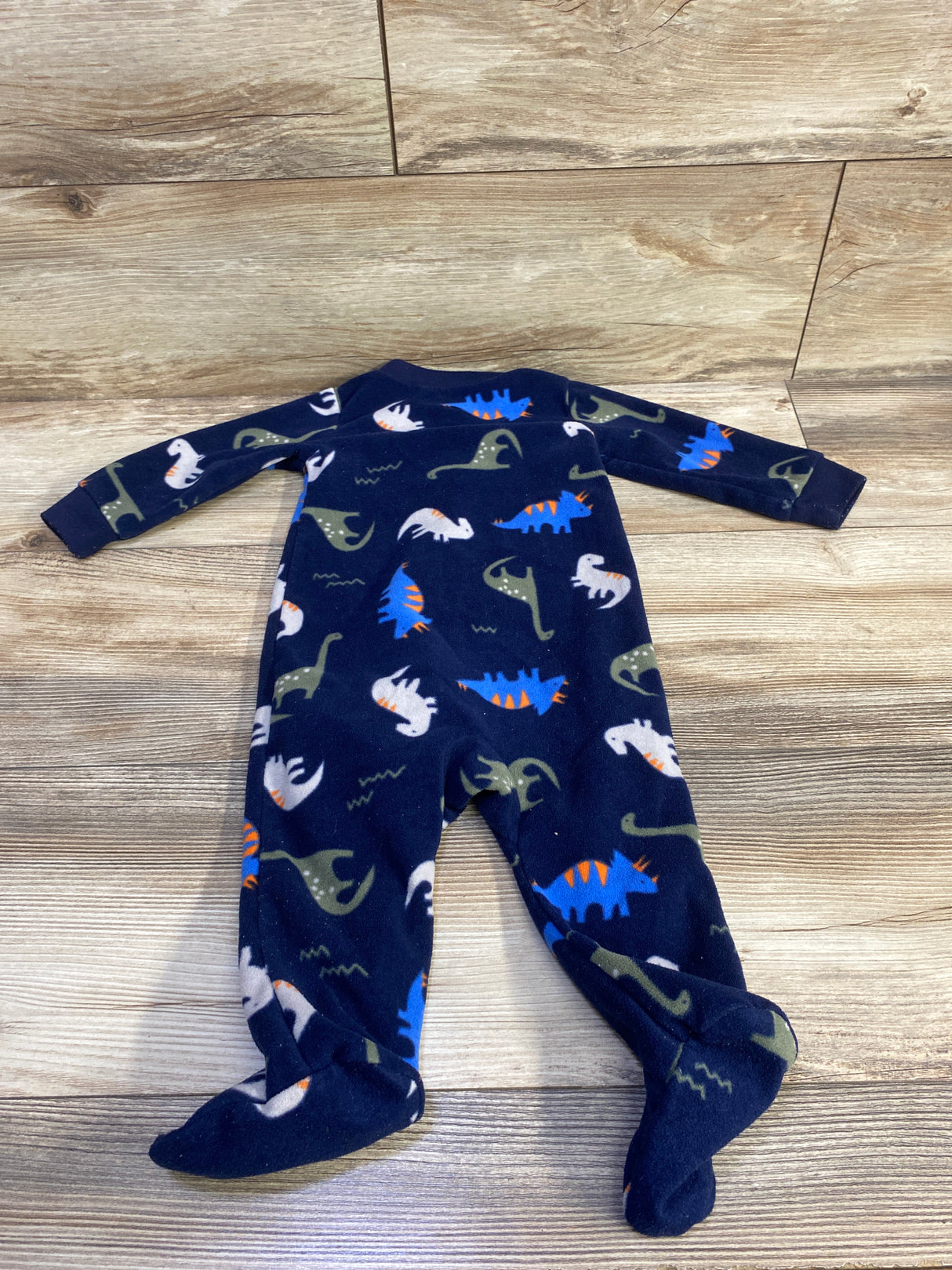 Simple Joys Dinosaur Blanket Sleeper Blue sz 6-9m