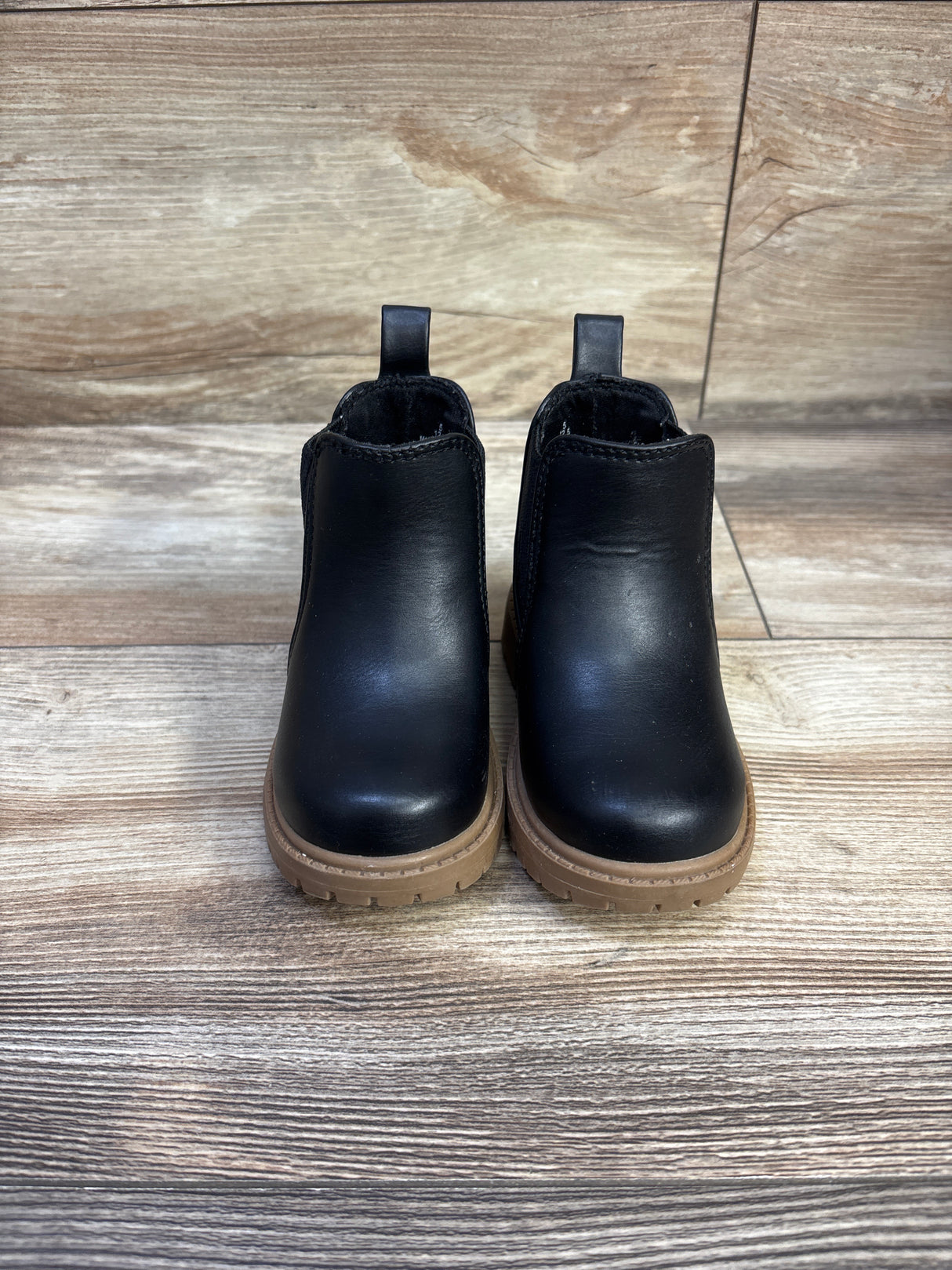 Old Navy Faux Leather Chelsea Boots Black sz 5c
