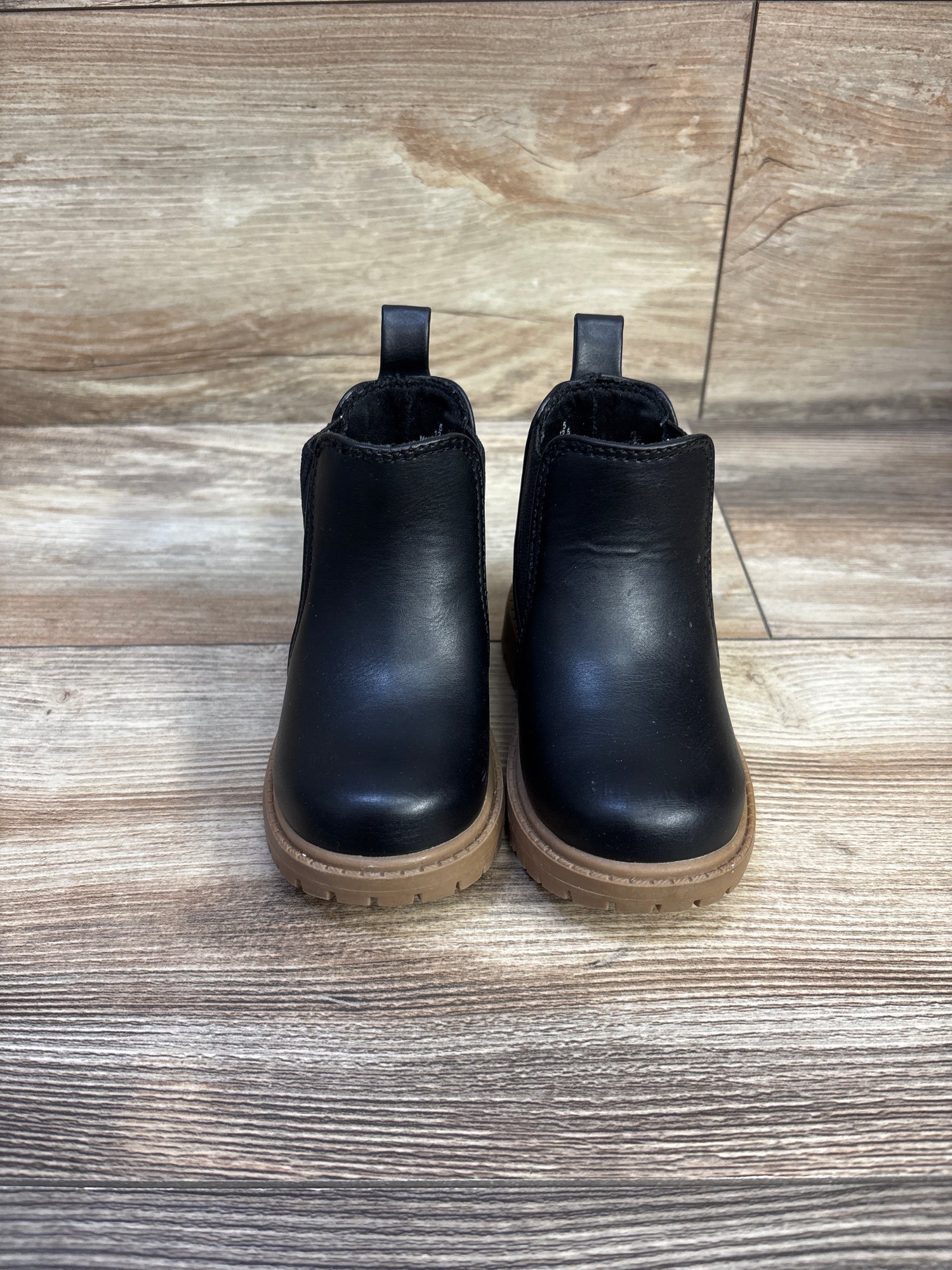 Old Navy Faux Leather Chelsea Boots Black sz 5c
