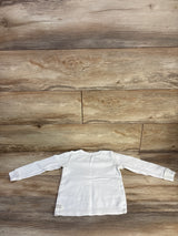 Carter's Waffle Knit Shirt White sz 4T