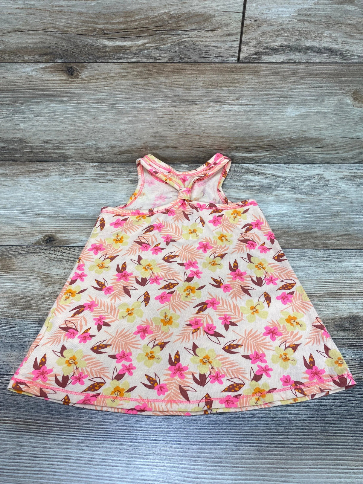 Cat & Jack Floral Tank Dress Pink sz 18m - Me 'n Mommy To Be