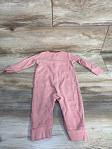 Modern Moments Ribbed Footless Sleeper Pink sz 6-9m