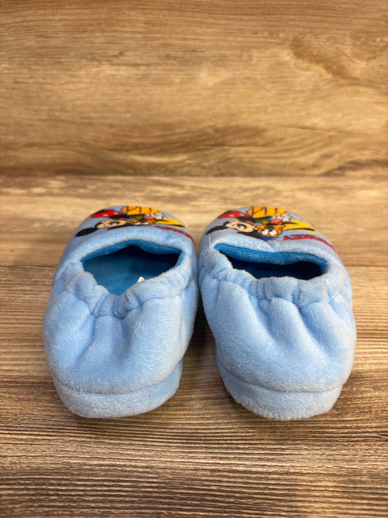 Disney Mickey And Friends Slippers Blue sz 9/10c