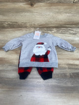 NEW Just One You 2pc Santa Sweatshirt Set Grey sz Newborn - Me n Mommy To Be