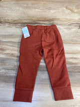 NEW Cat & Jack Ottoman Knit Joggers Fiery Brown sz 2T