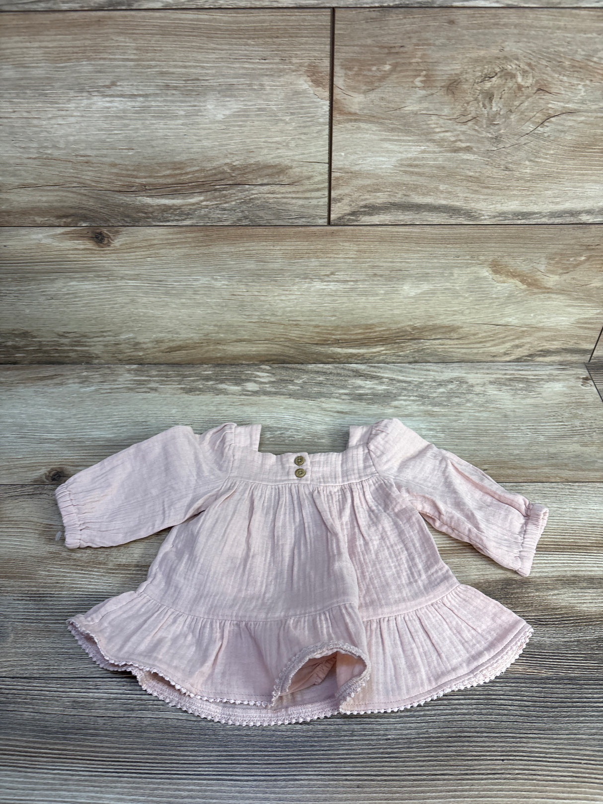 NWOT Cloud Island 2pc Gauze Dress & Bloomers Pink sz Newborn