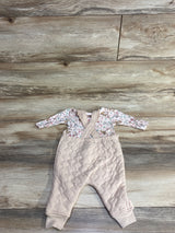 Disney Baby Bambi Coverall & Shirt Set Beige sz 0-3m