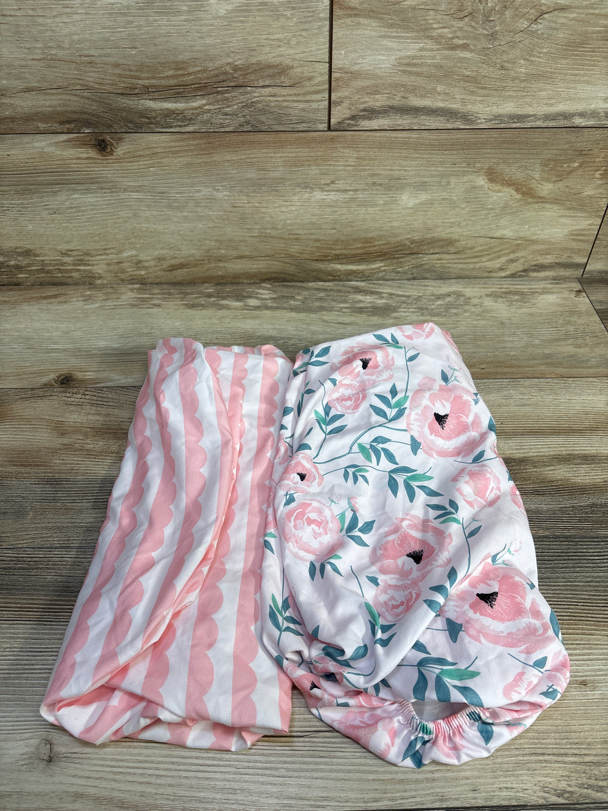 Gllquen Baby Bassinet Sheets 2Pk, Pink