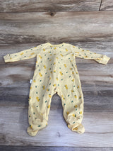 Tahari Lemon Print Sleeper Yellow sz 0-3m