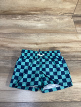 Cat & Jack Checkered Swim Trunks Blue sz 0-3m